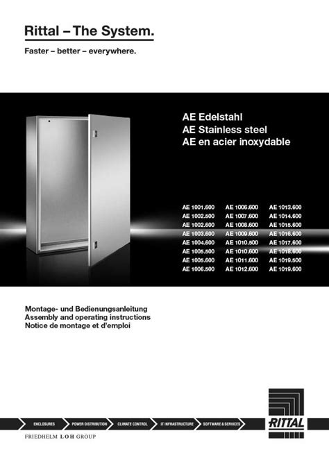 rittal stainless steel enclosure ae|rittal panel size pdf.